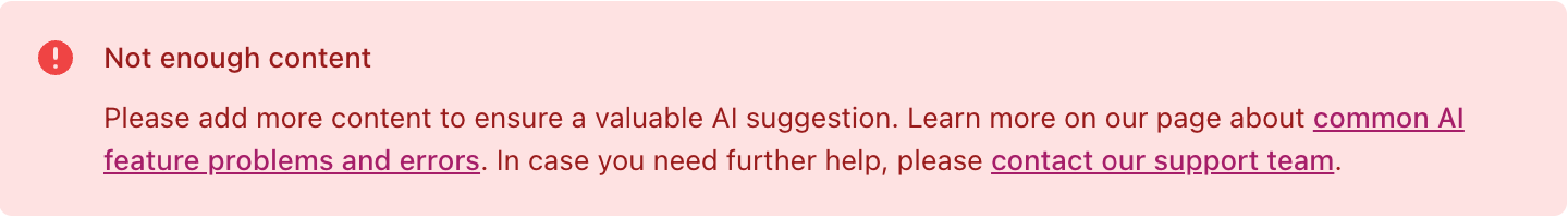 Error example